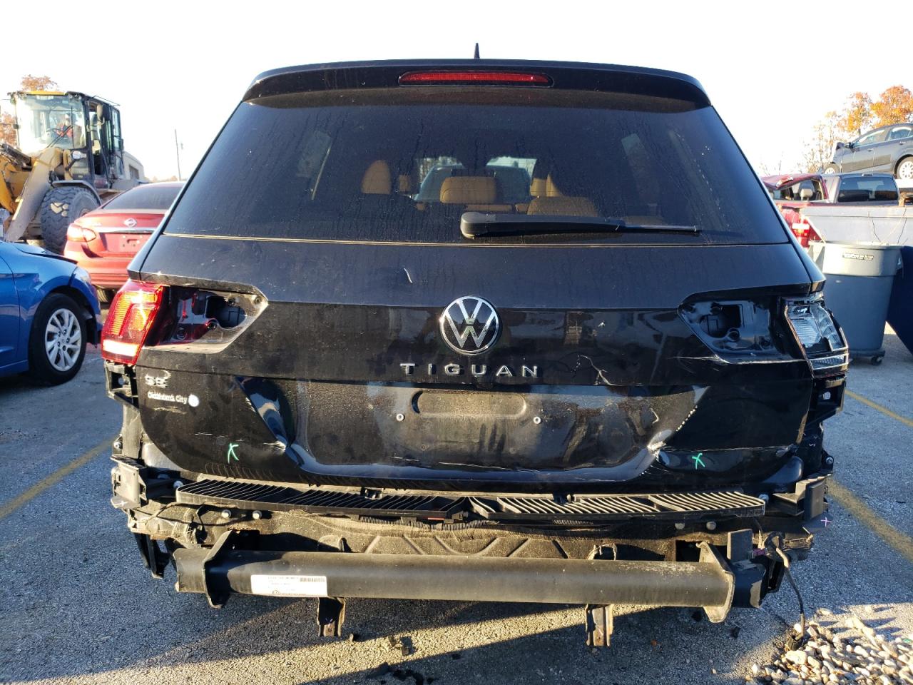 2022 VOLKSWAGEN TIGUAN SE VIN:3VV3B7AX2NM094691