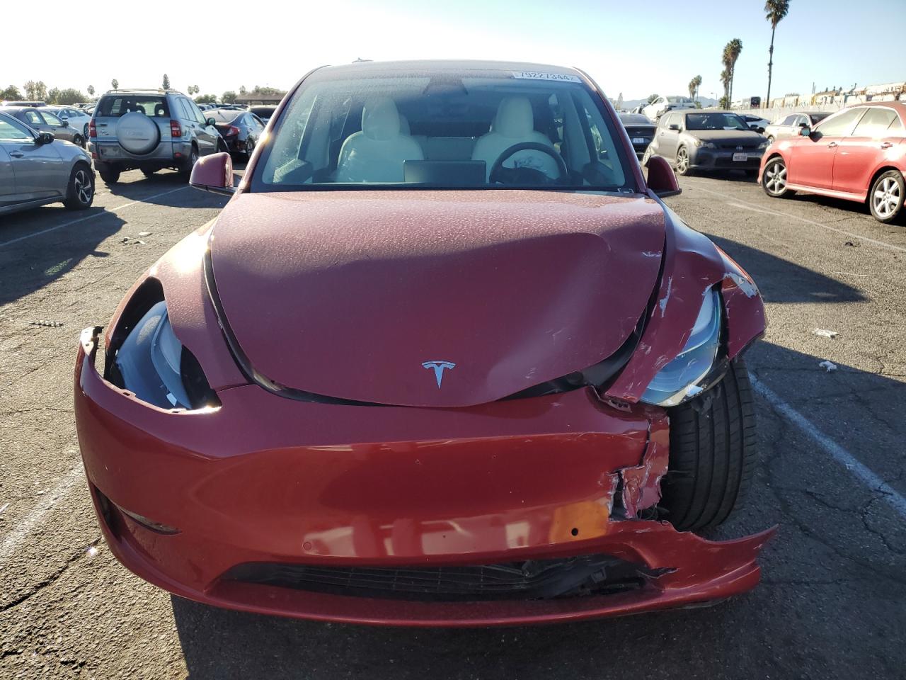 2022 TESLA MODEL Y  VIN:7SAYGDEF4NF486990