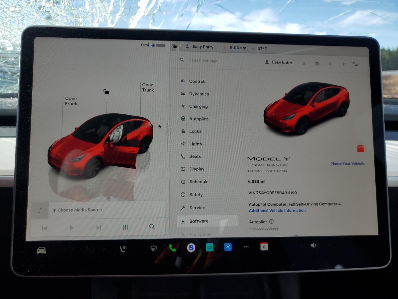2024 TESLA MODEL Y  VIN:7SAYGDEE5RA311190