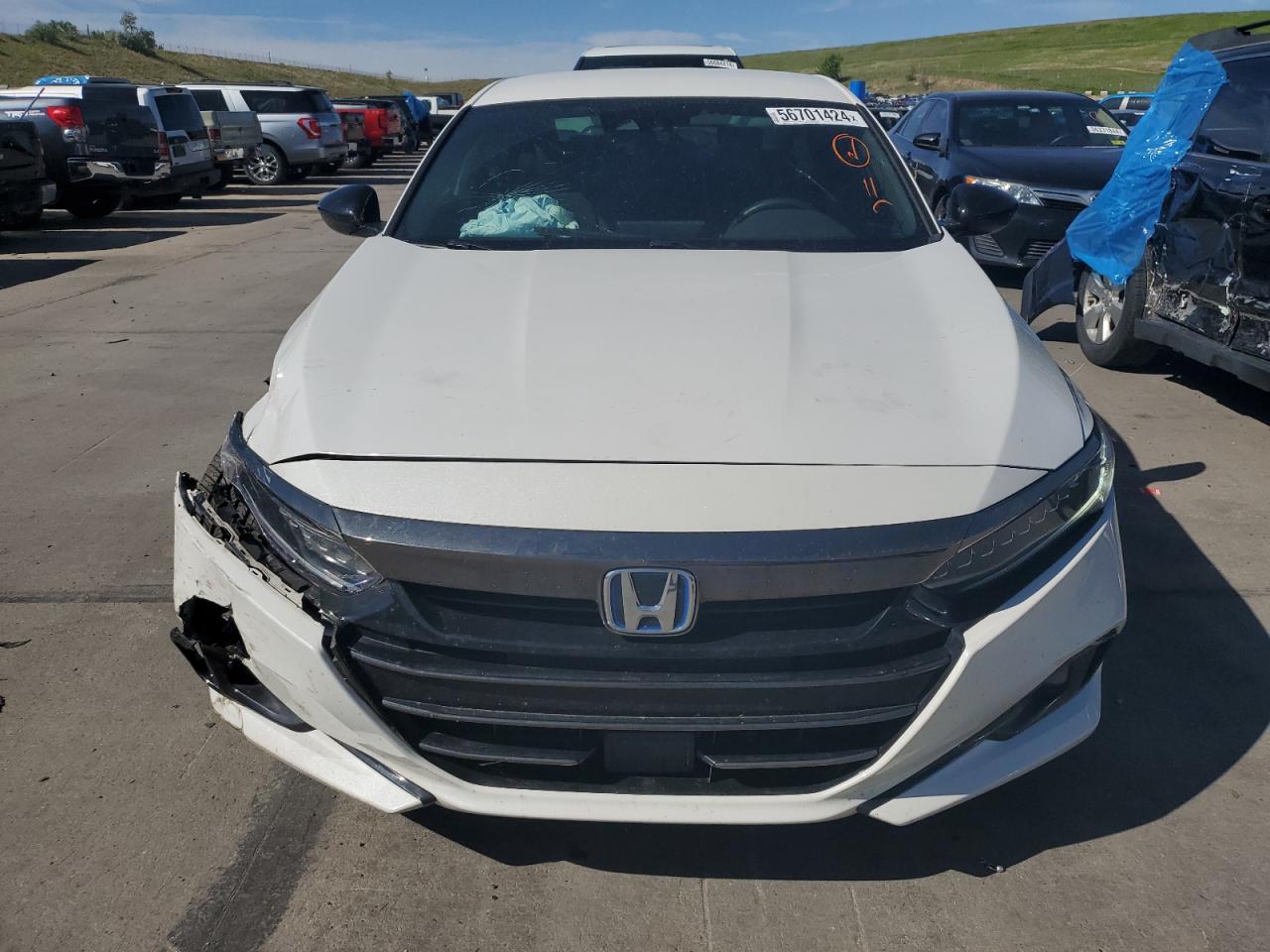 2022 HONDA ACCORD HYBRID SPORT VIN:1HGCV3F26NA034357