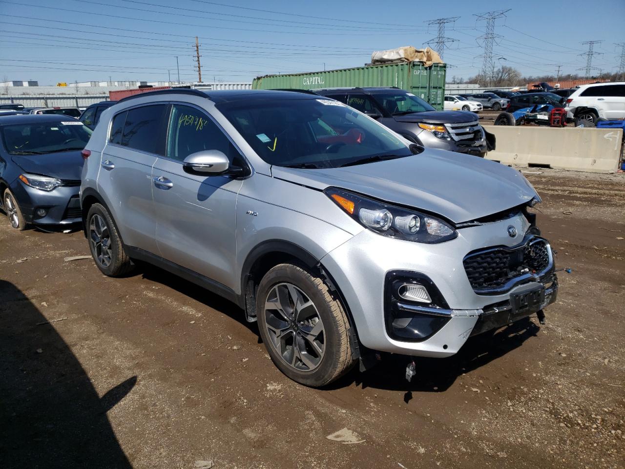 2022 KIA SPORTAGE EX VIN:KNDPNCAC0N7958760