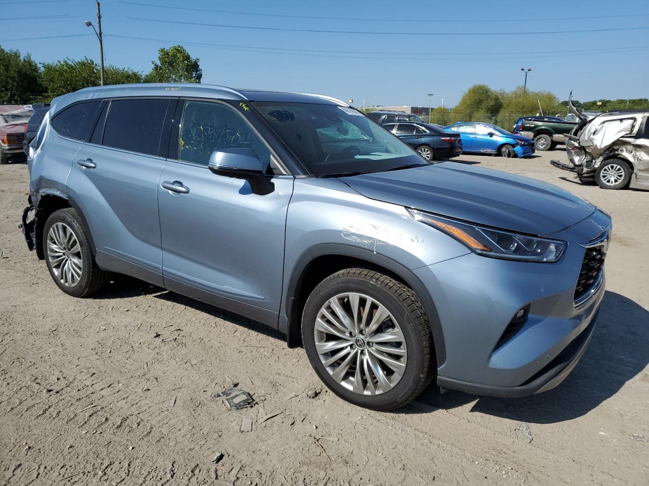 2022 TOYOTA HIGHLANDER PLATINUM VIN:5TDFZRBH7NS200949