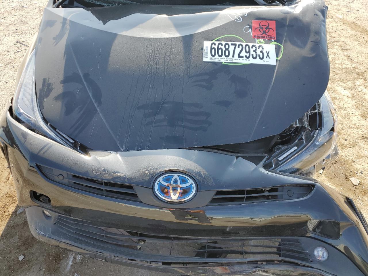 2022 TOYOTA PRIUS LE VIN:JTDL9MFU4N3036588