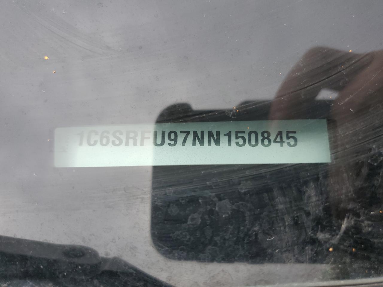2022 RAM 1500 TRX VIN:1C6SRFU97NN150845