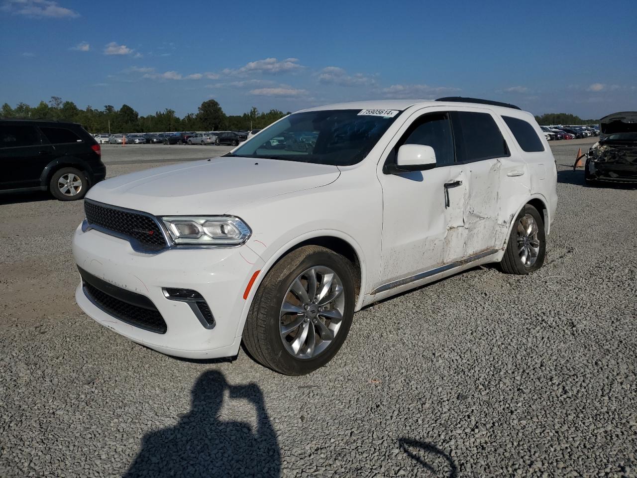 2022 DODGE DURANGO SXT VIN:1C4RDHAG9NC158882