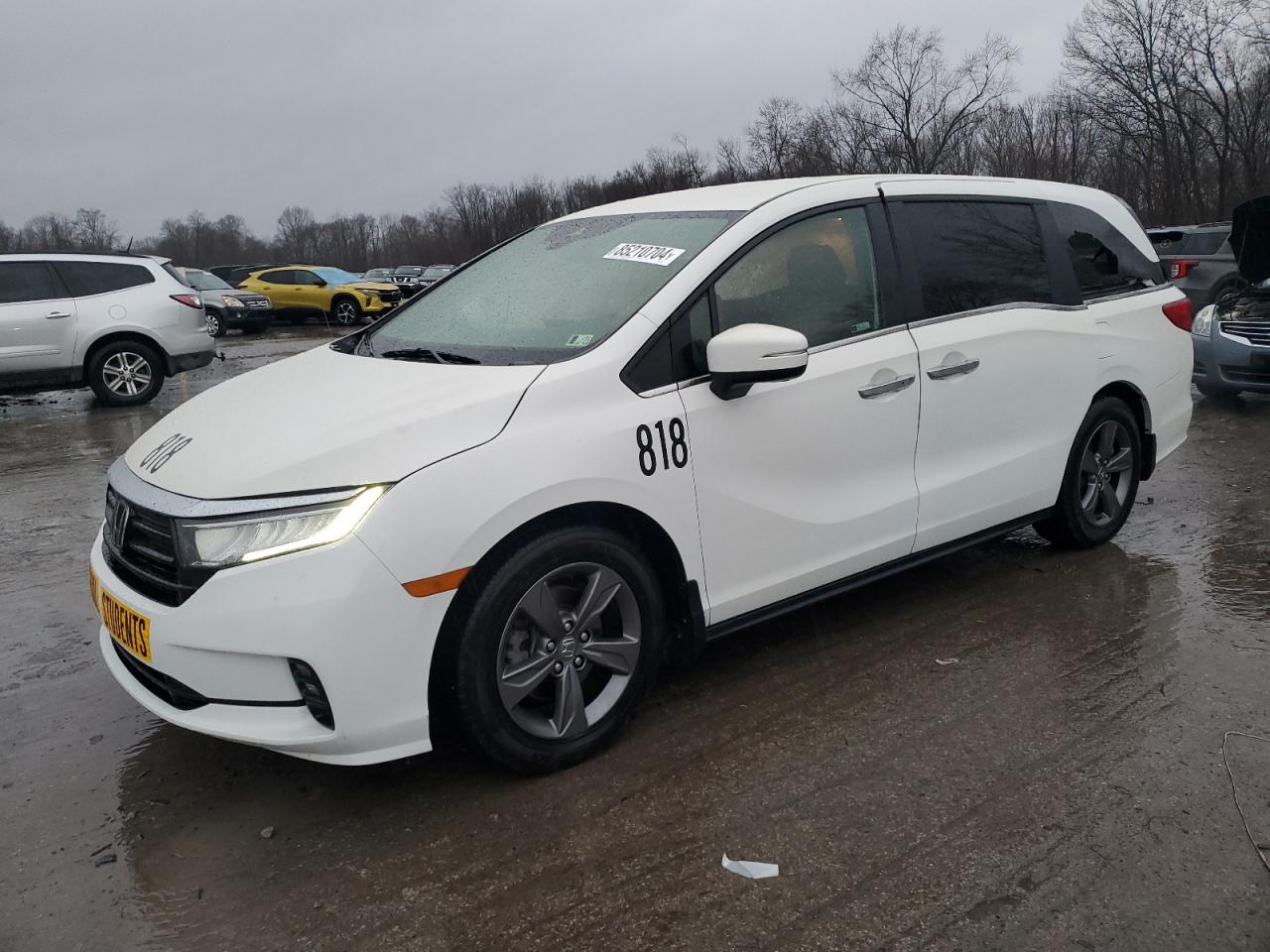 2022 HONDA ODYSSEY EX VIN:5FNRL6H59NB030124