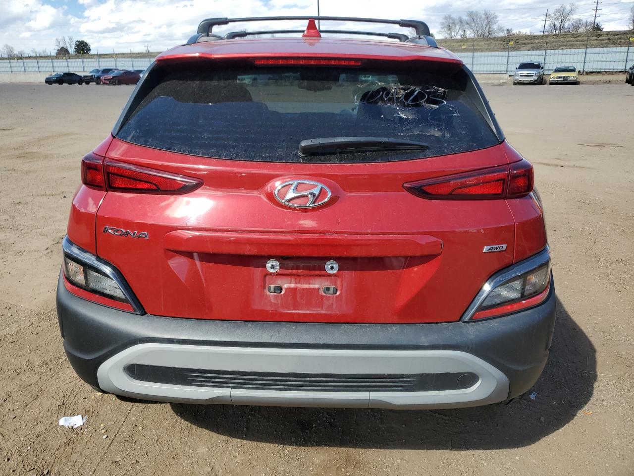 2022 HYUNDAI KONA SEL VIN:KM8K3CAB2NU757141