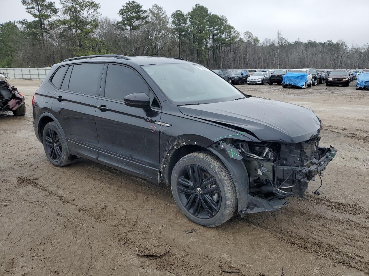 2022 VOLKSWAGEN TIGUAN SE R-LINE BLACK VIN:3VVCB7AX1NM033977
