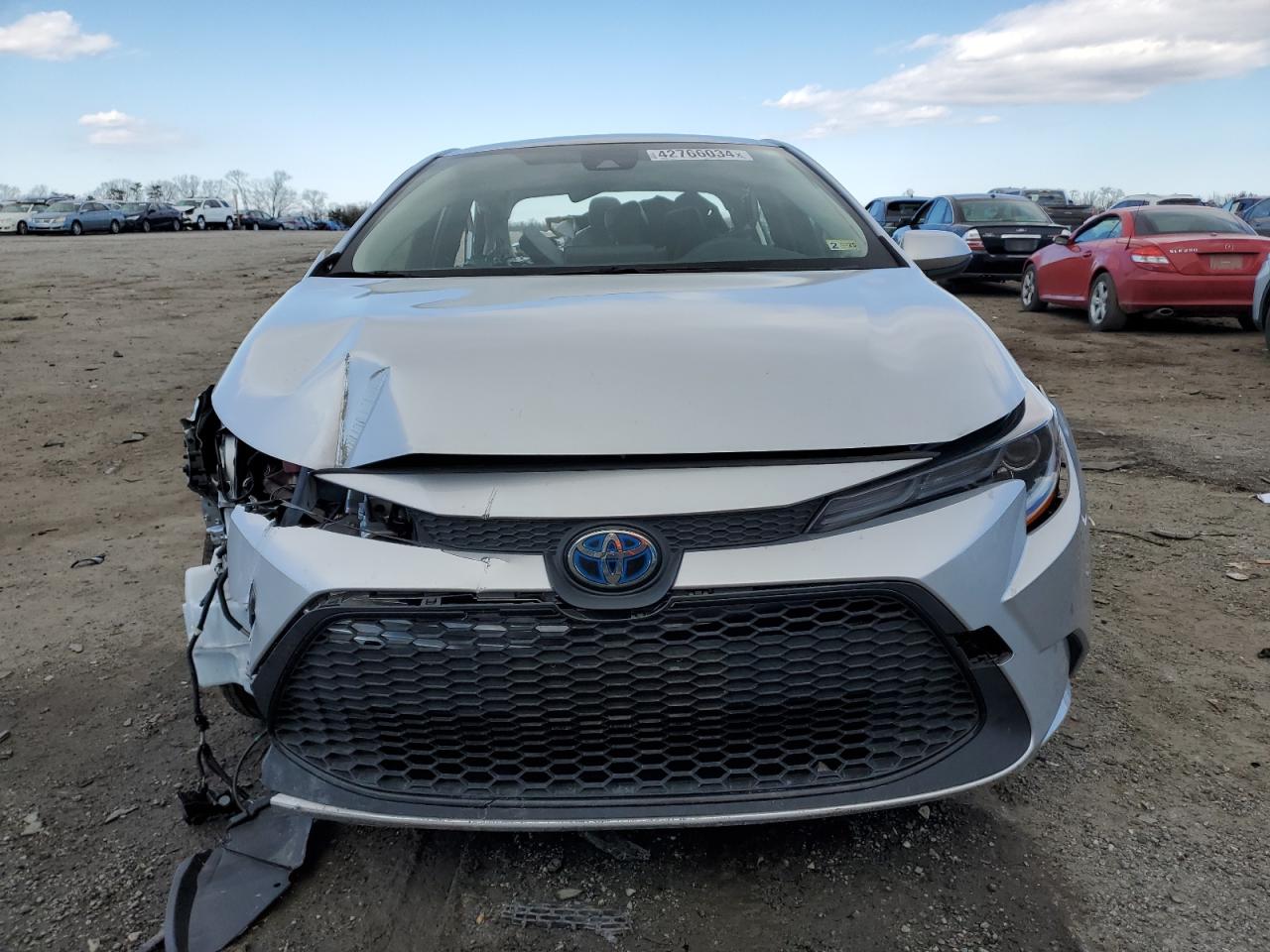2022 TOYOTA COROLLA LE VIN:JTDEAMDE7N3004472