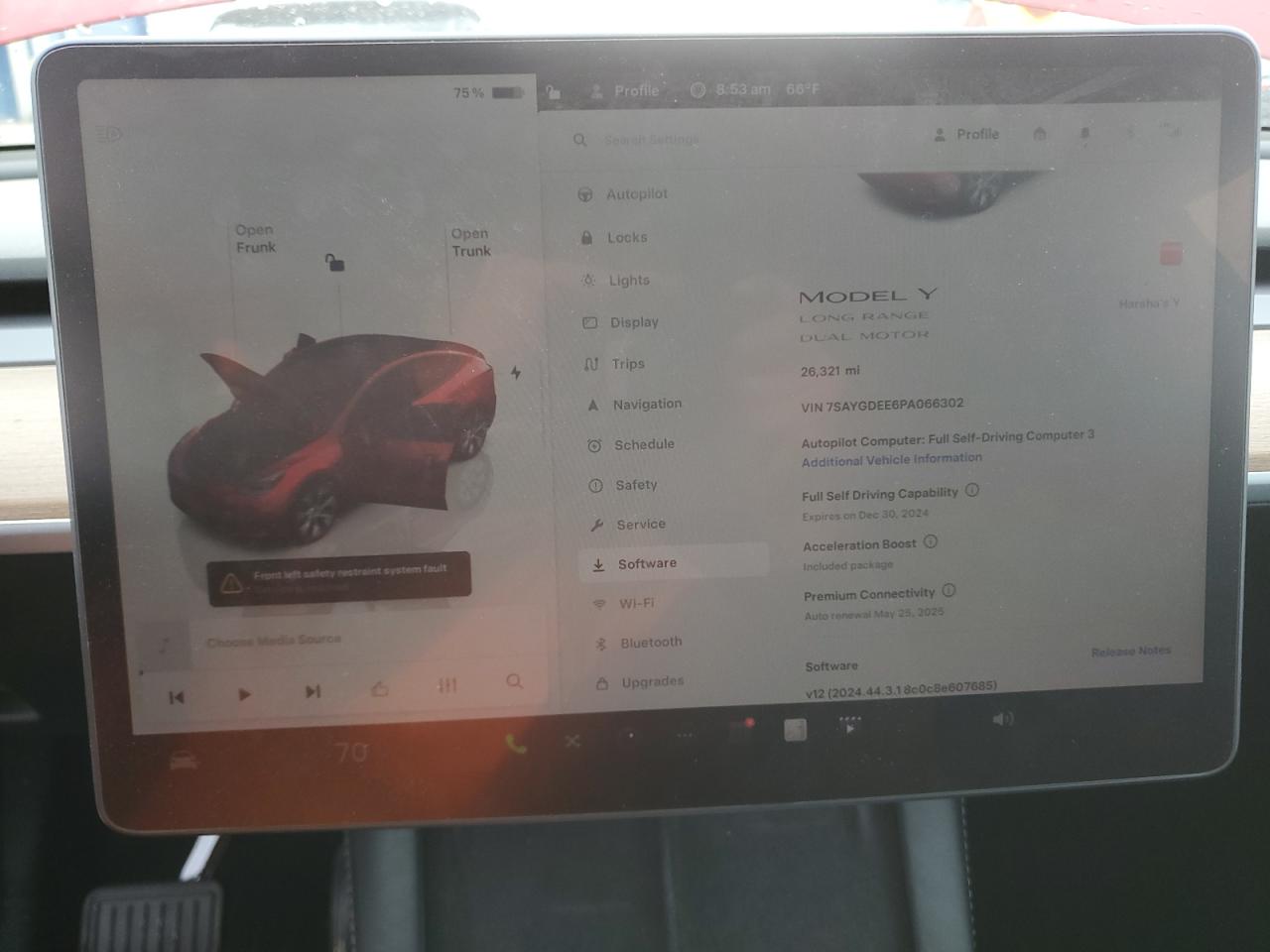 2023 TESLA MODEL Y  VIN:7SAYGDEE6PA066302