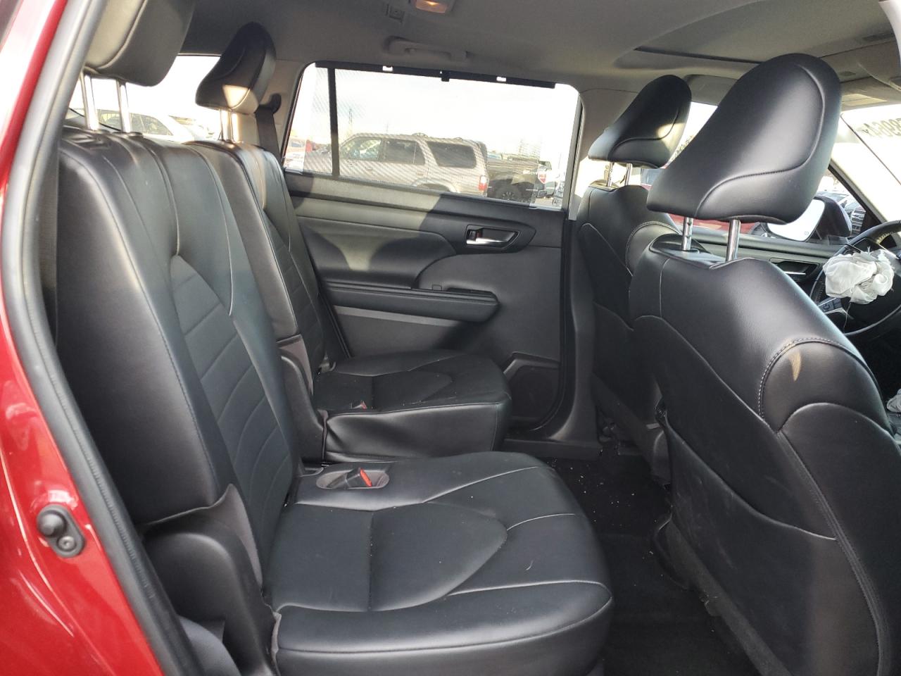 2022 TOYOTA HIGHLANDER HYBRID XLE VIN:5TDGBRCH0NS543478