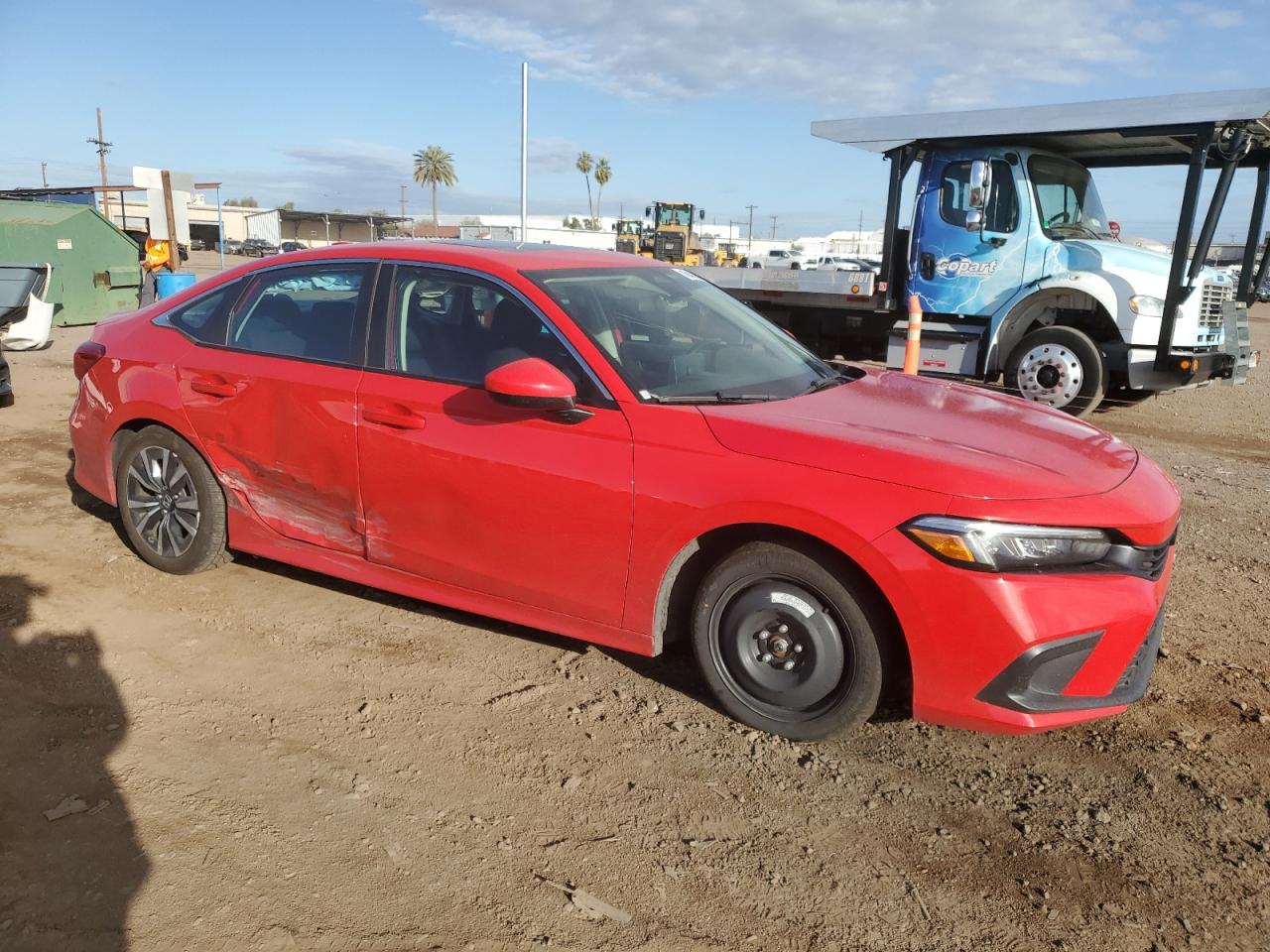2022 HONDA CIVIC EX VIN:2HGFE1F7XNH318427