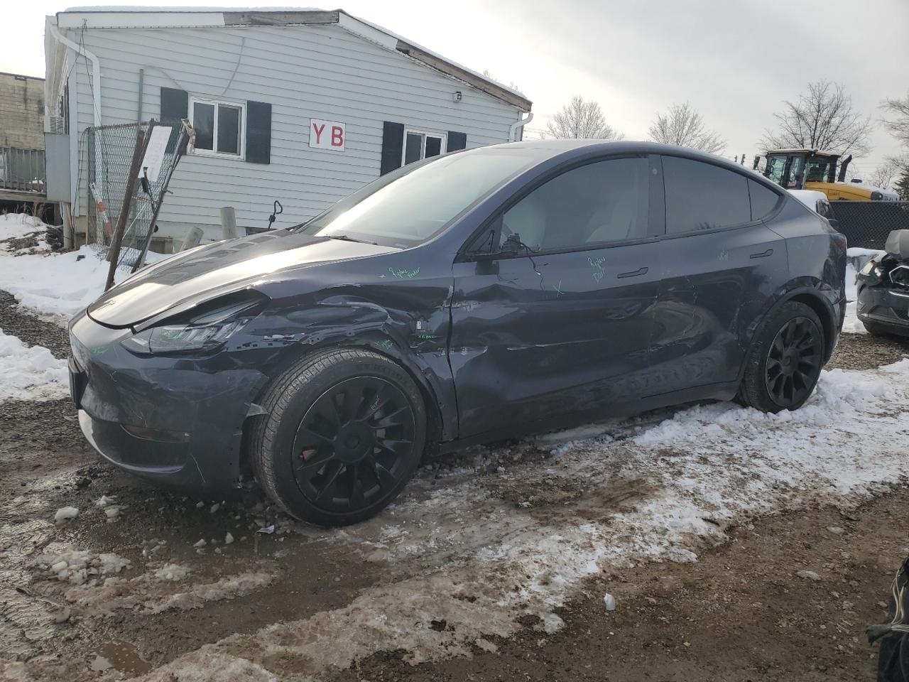 2022 TESLA MODEL Y  VIN:7SAYGDEEXNF376419