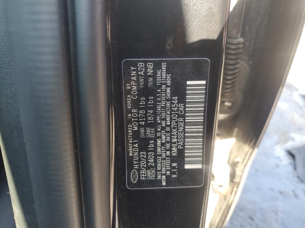 2023 HYUNDAI ELANTRA N  VIN:KMHLW4AK7PU014544