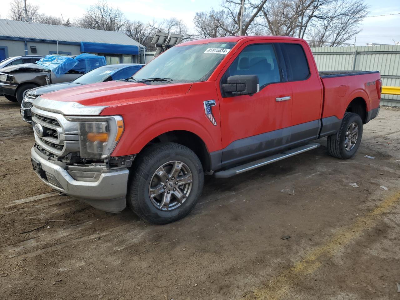 2022 FORD F150 SUPER CAB VIN:1FTEX1EP9NKF12462