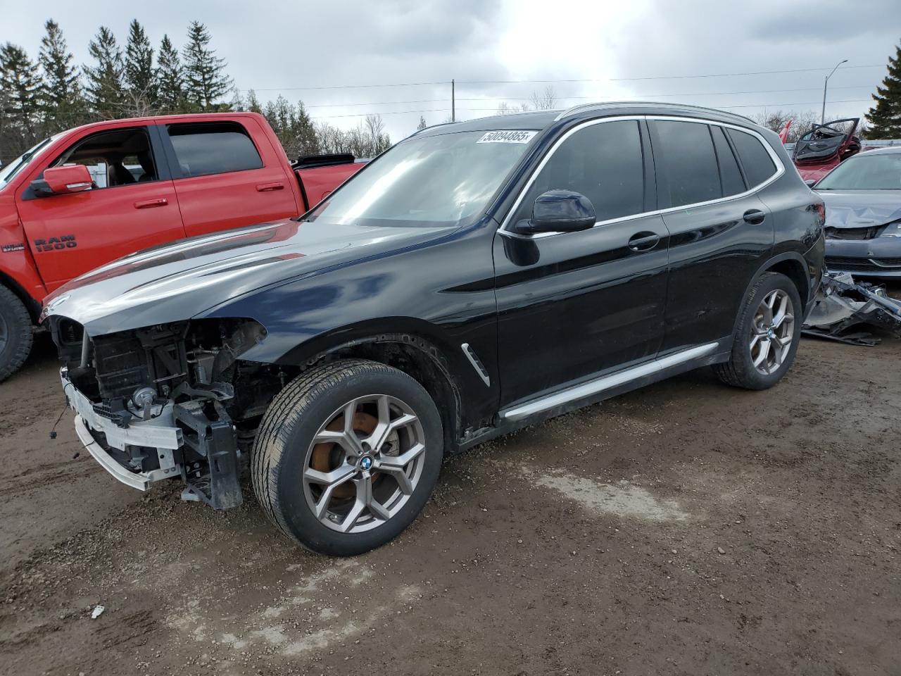 2022 BMW X3 XDRIVE30I VIN:5UX53DP01N9L98122