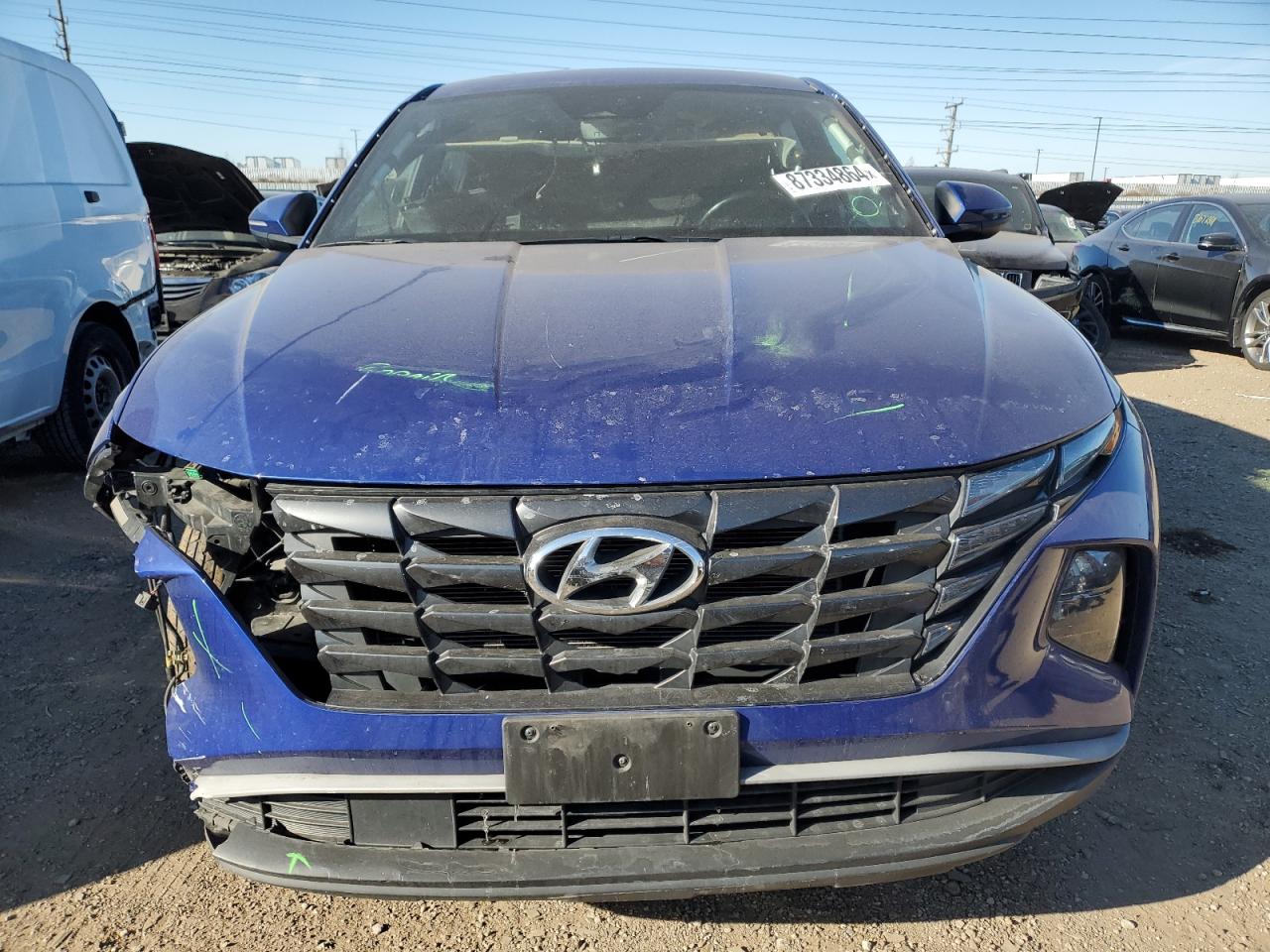 2022 HYUNDAI TUCSON SEL VIN:5NMJF3AE3NH035329