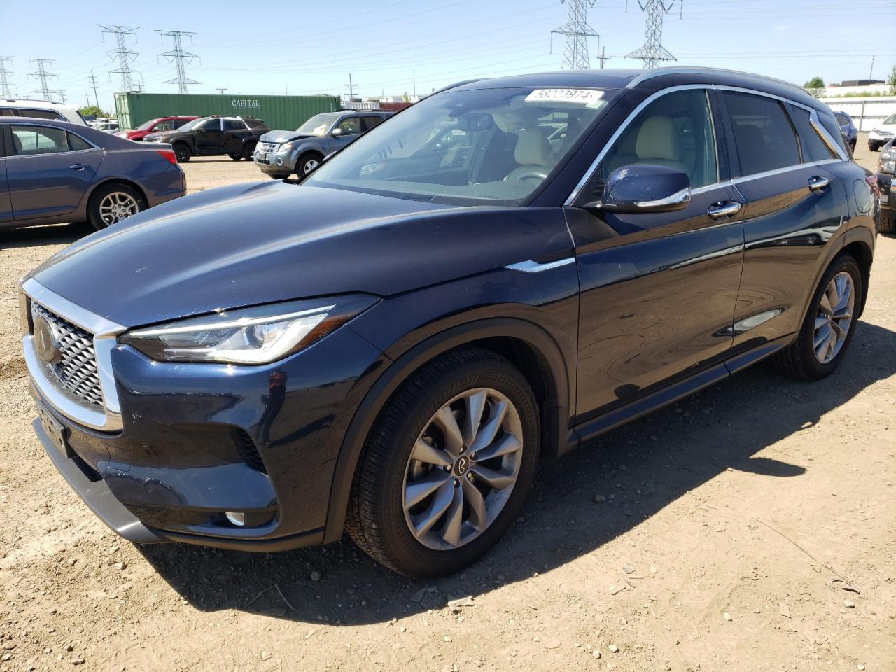 2022 INFINITI QX50 LUXE VIN:3PCAJ5BBXNF115520