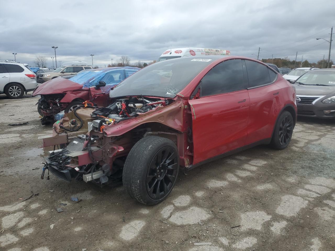 2022 TESLA MODEL Y  VIN:7SAYGDEE3NF444849