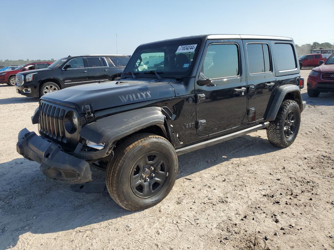 2022 JEEP WRANGLER UNLIMITED SPORT VIN:1C4HJXDG2NW226416