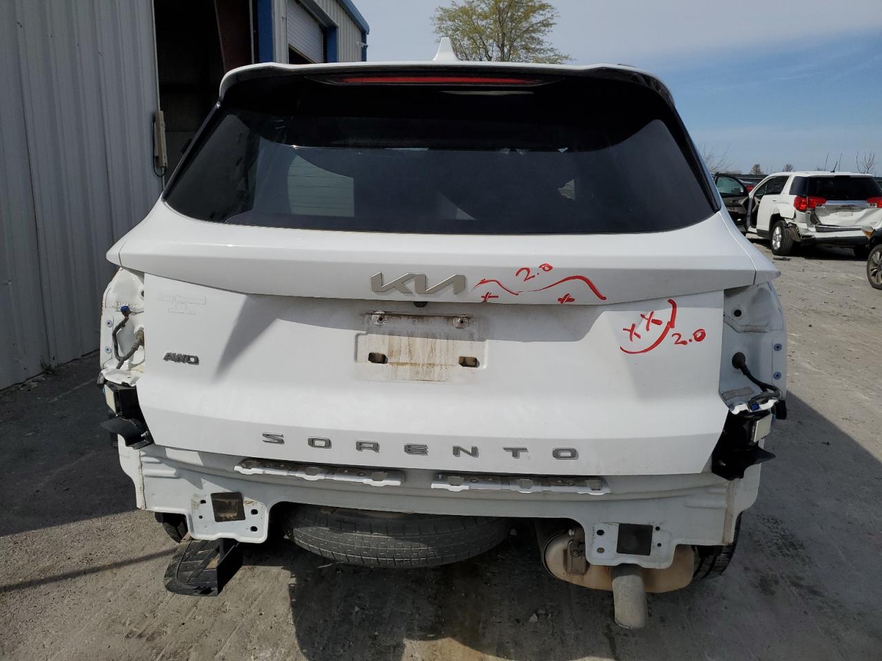 2022 KIA SORENTO SX VIN:5XYRKDLF1NG129925