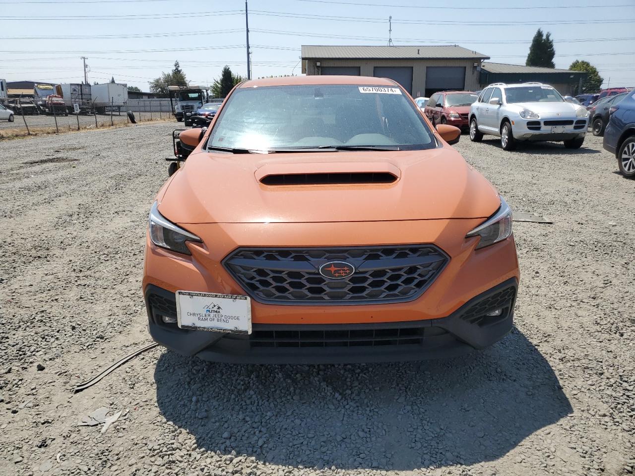 2022 SUBARU WRX PREMIUM VIN:JF1VBAF63N9022620