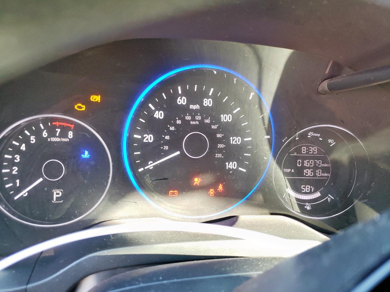 2022 HONDA HR-V LX VIN:3CZRU5H38NM740000