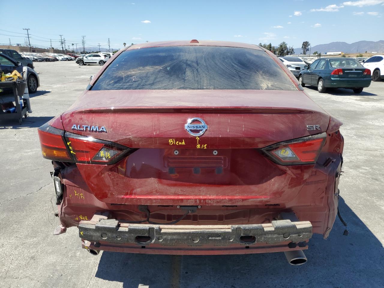 2022 NISSAN ALTIMA SR VIN:1N4BL4CV6NN347962