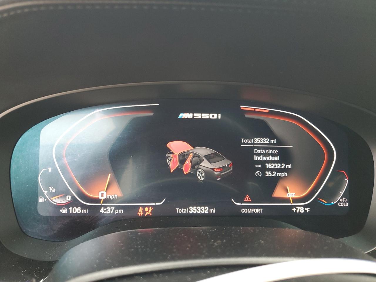 2022 BMW M550XI  VIN:WBA13BK02NCH74485