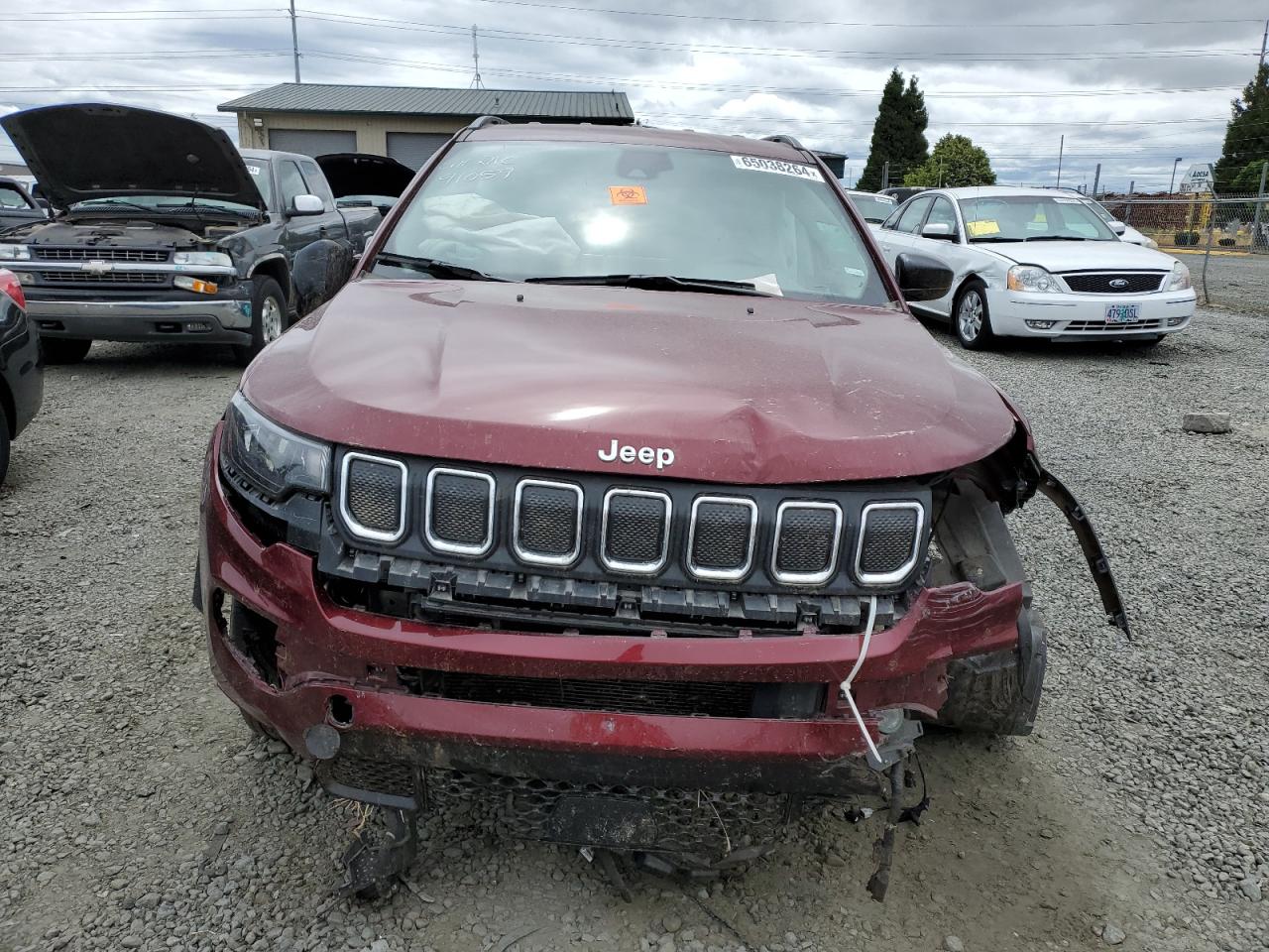 2022 JEEP COMPASS LATITUDE LUX VIN:3C4NJDFB1NT207493