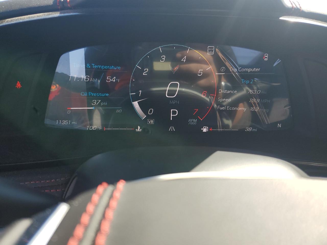 2023 CHEVROLET CORVETTE STINGRAY 3LT VIN:1G1YC3D41P5121618