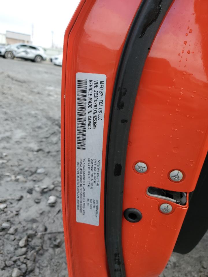 2022 DODGE CHALLENGER R/T VIN:2C3CDZBTXNH253685