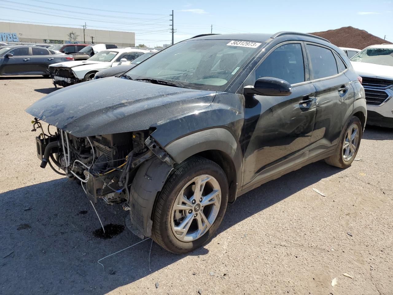 2022 HYUNDAI KONA SEL VIN:KM8K32AB7NU818901