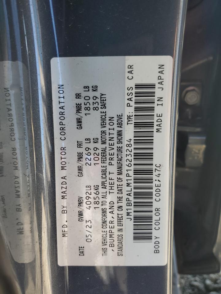 2023 MAZDA 3 PREFERRED VIN:JM1BPALM1P1623284