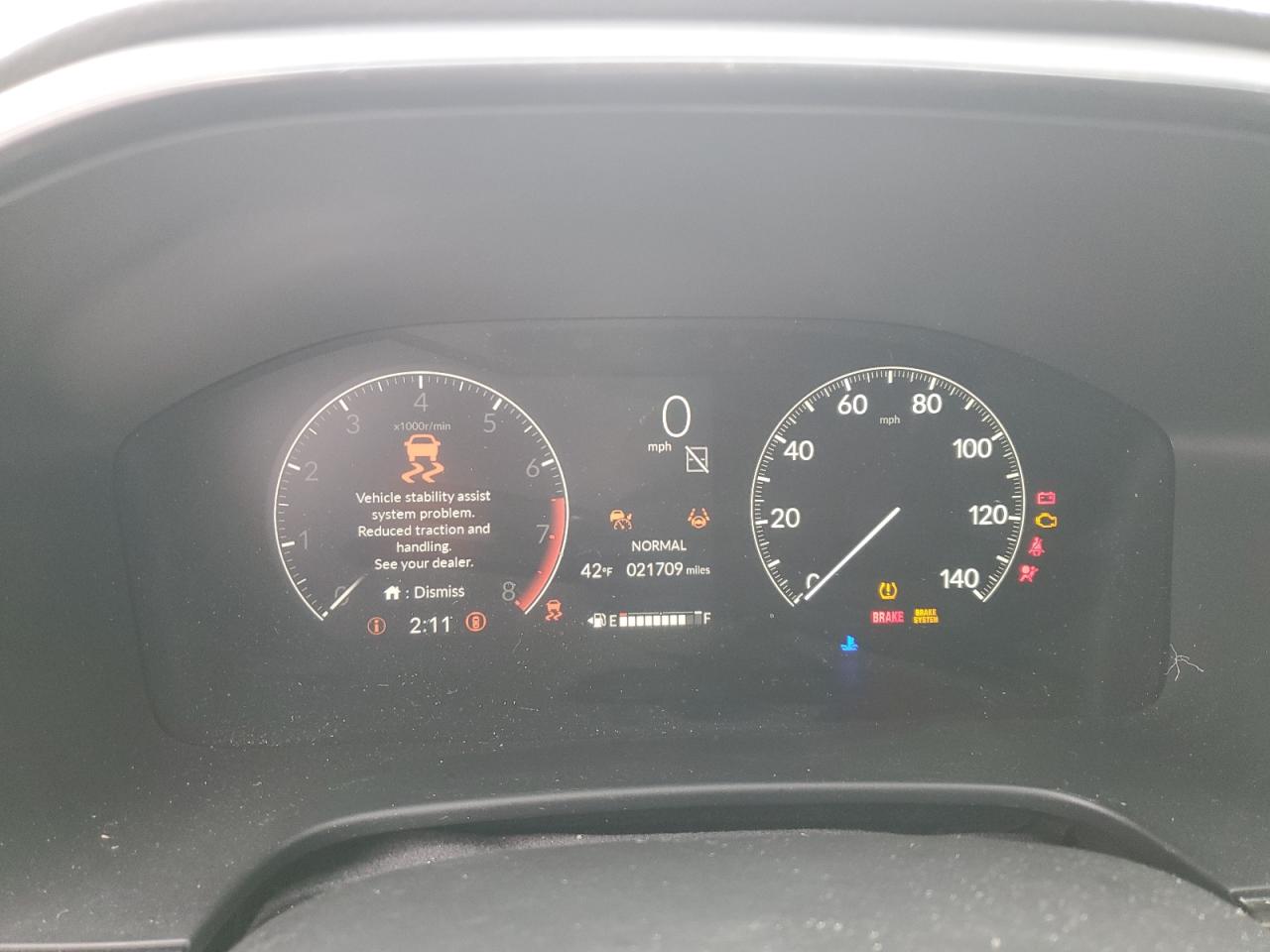 2023 HONDA CR-V EXL VIN:7FARS4H74PE012629
