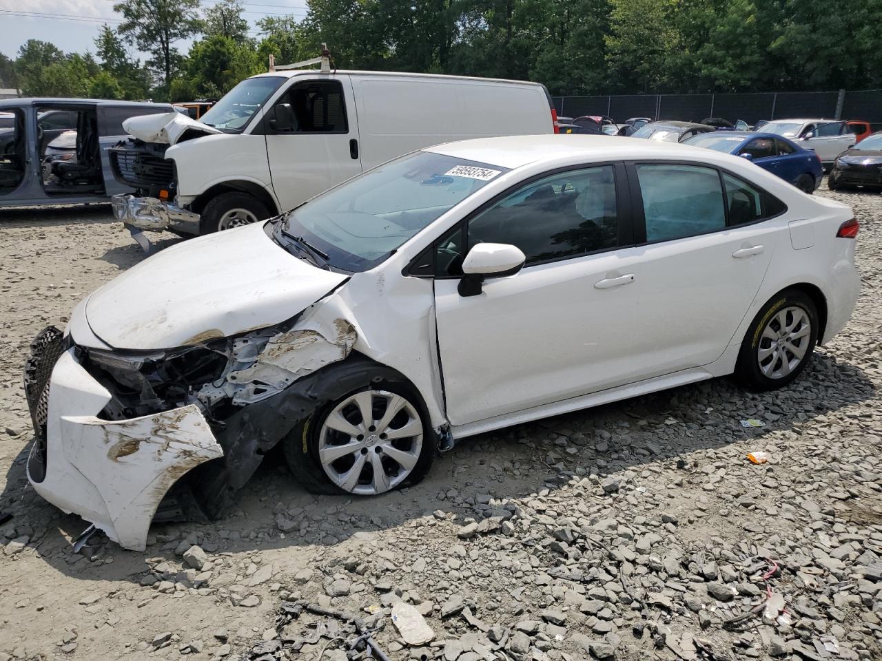 2022 TOYOTA COROLLA LE VIN:5YFEPMAE5NP372983