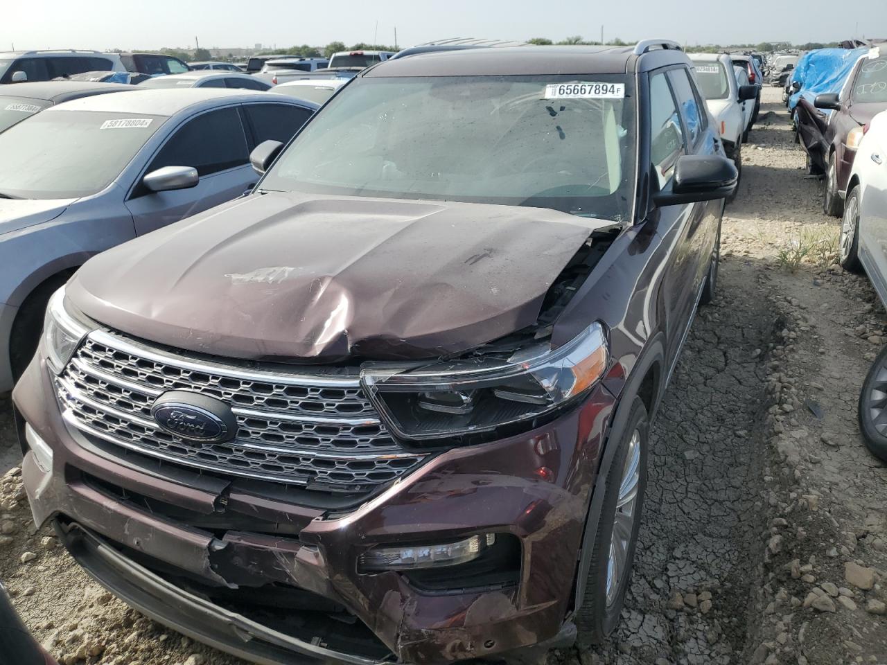 2022 FORD EXPLORER LIMITED VIN:1FMSK7FHXNGA61021