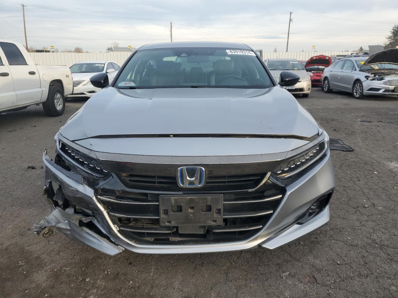 2022 HONDA ACCORD HYBRID SPORT VIN:1HGCV3F24NA018299