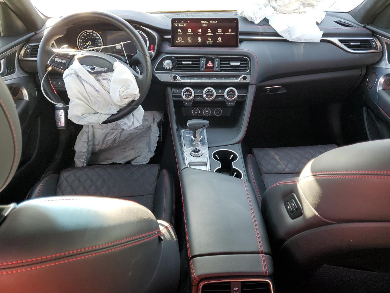 2022 GENESIS G70 BASE VIN:KMTG54TE0NU084403