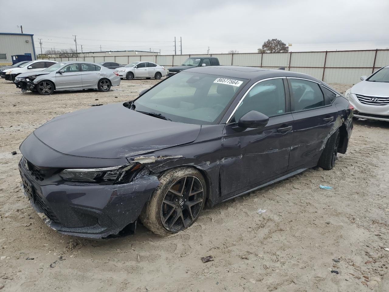 2022 HONDA CIVIC SPORT TOURING VIN:19XFL1H85NE009700