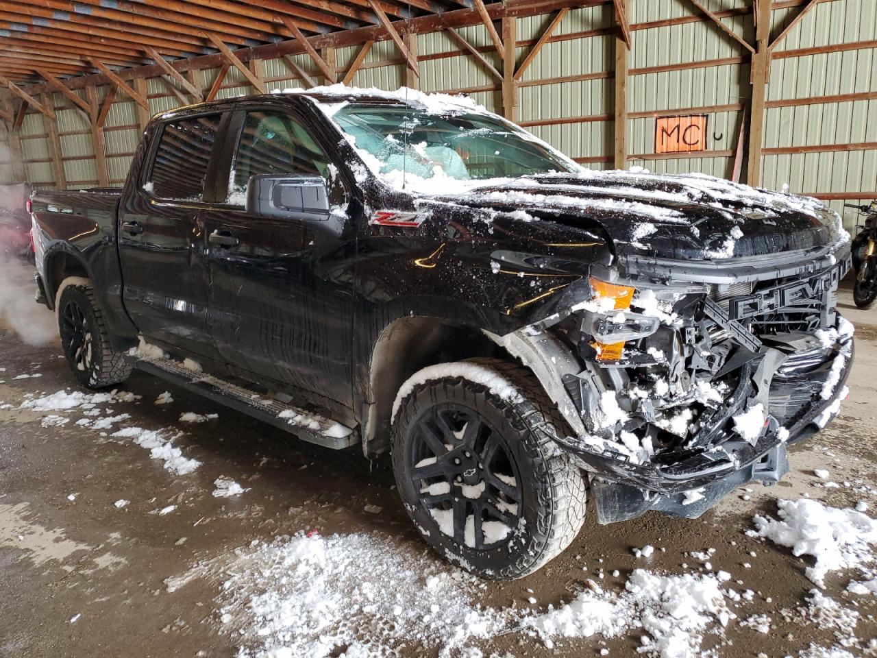 2022 CHEVROLET SILVERADO K1500 TRAIL BOSS CUSTOM VIN:3GCPDCEK0NG608635