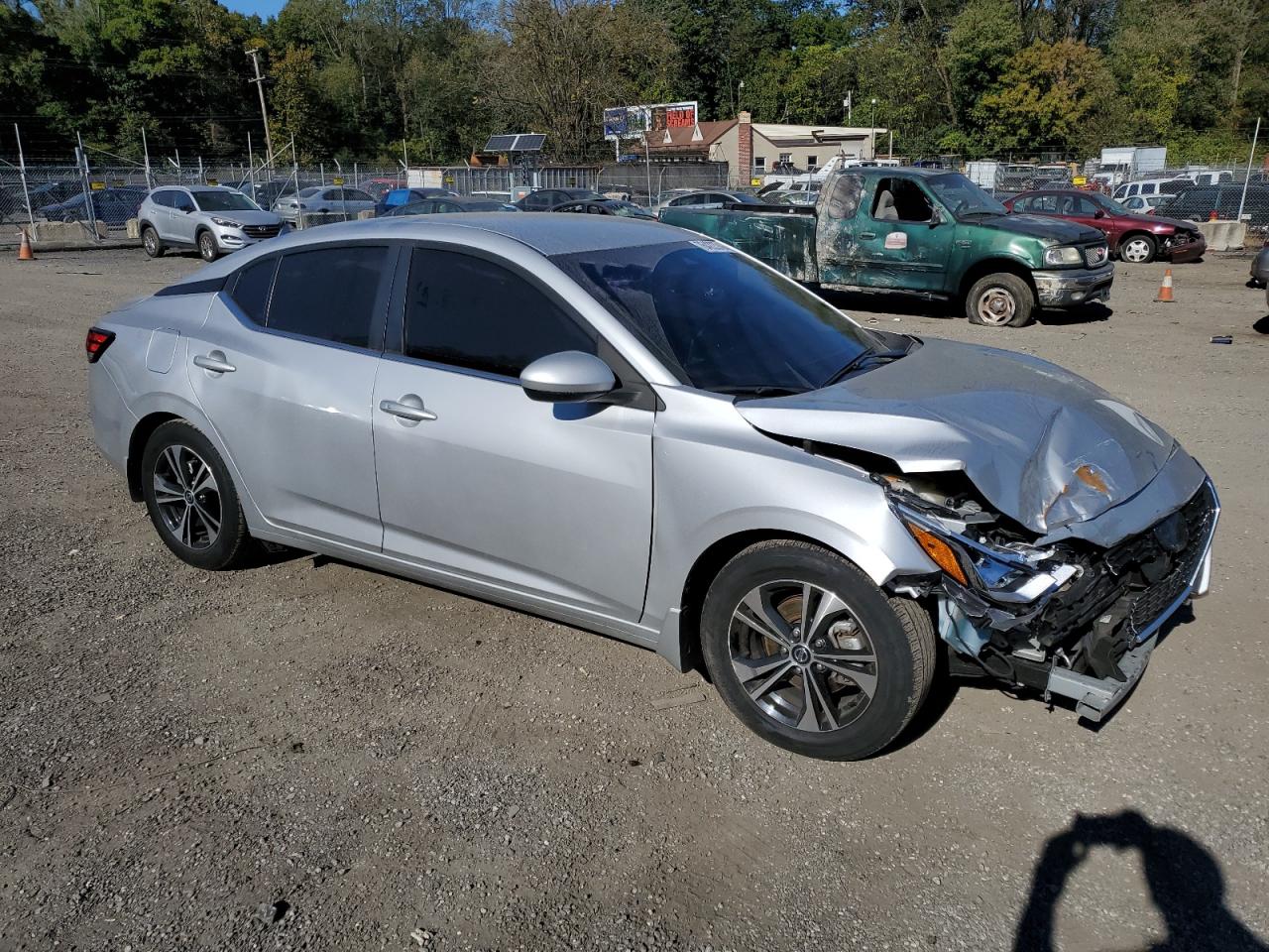 2022 NISSAN SENTRA SV VIN:3N1AB8CV9NY293143