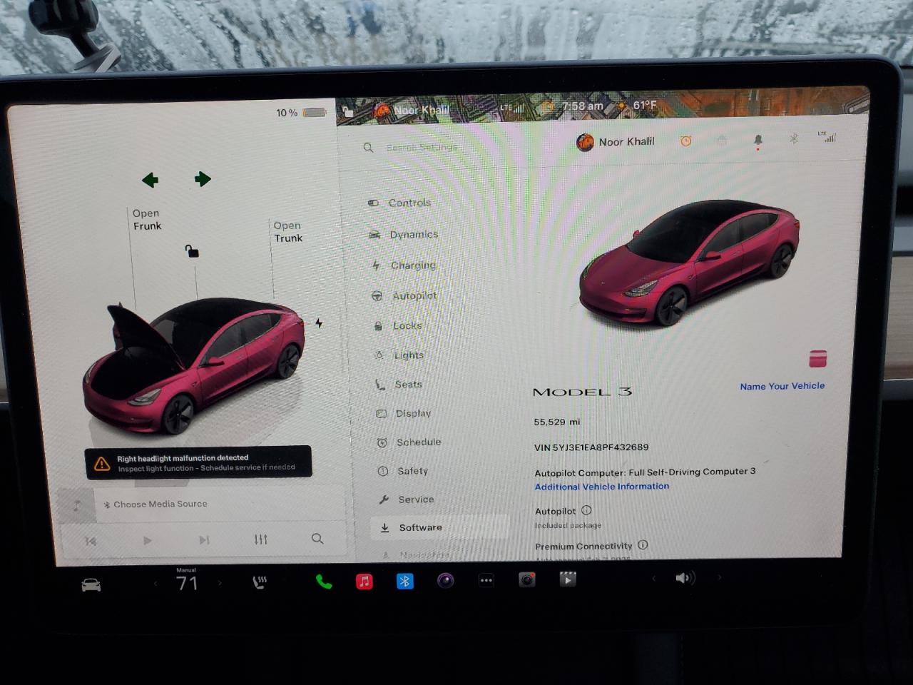 2023 TESLA MODEL 3  VIN:5YJ3E1EA8PF432689