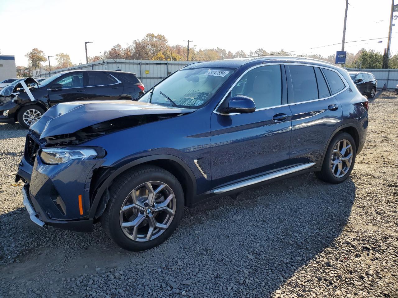 2022 BMW X3 XDRIVE30I VIN:5UX53DP05N9L89066