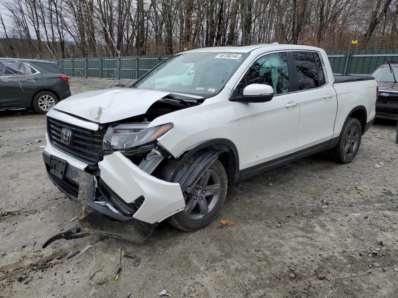 2022 HONDA RIDGELINE RTL VIN:5FPYK3F50NB012098