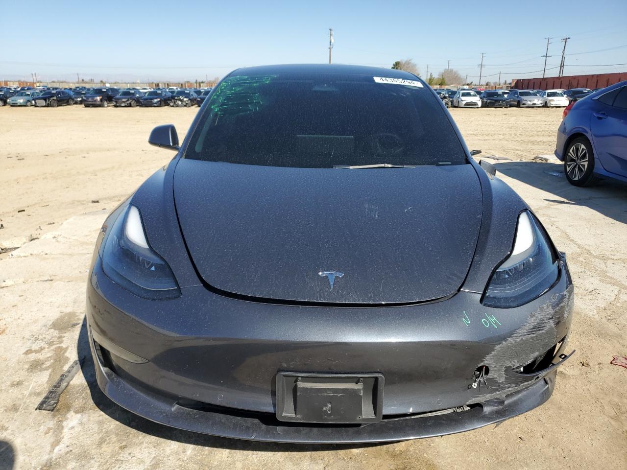 2022 TESLA MODEL 3  VIN:5YJ3E1ECXNF243847