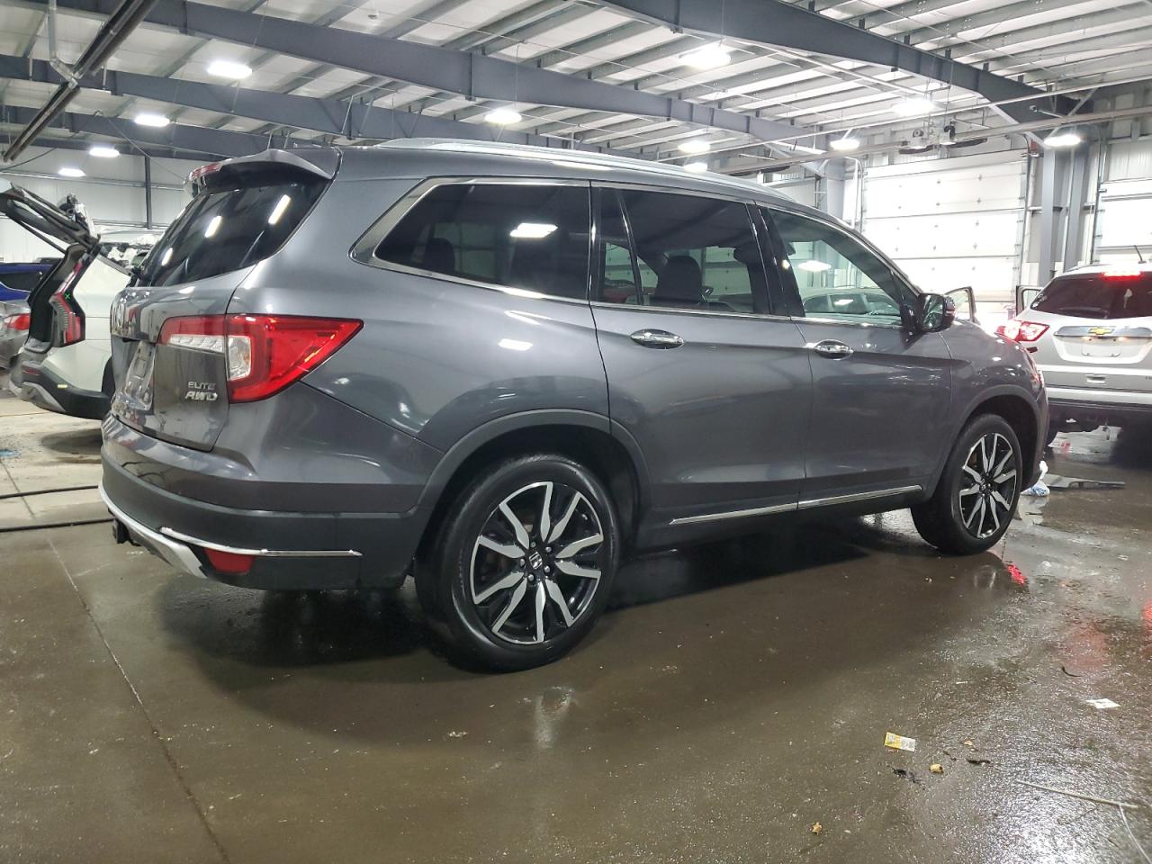 2022 HONDA PILOT ELITE VIN:5FNYF6H07NB004564