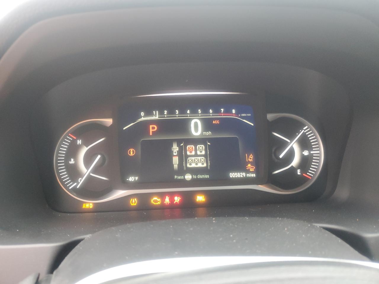 2024 HONDA PASSPORT EXL VIN:5FNYF8H58RB023198