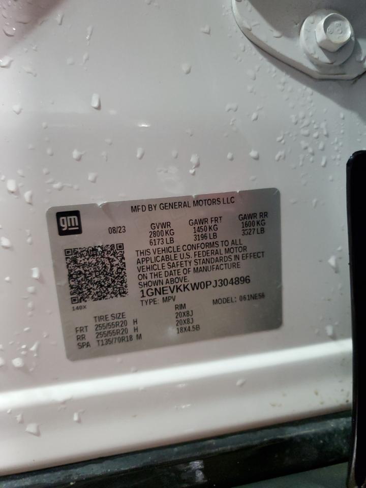 2023 CHEVROLET TRAVERSE PREMIER VIN:1GNEVKKW0PJ304896