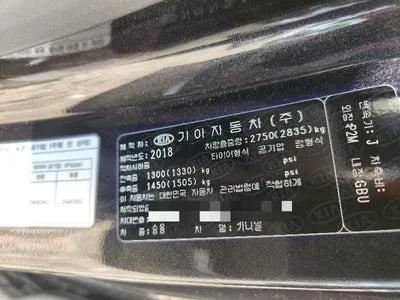 2018 Kia Carnival VIN: